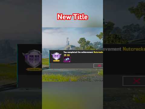 how to get new title! #pubgmobile