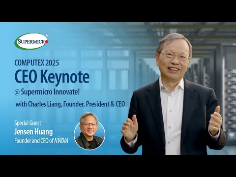 Supermicro CEO Keynote 2025 with Japanese Subtitles | ft. NVIDIA CEO Jensen Huang | During COMPUTEX