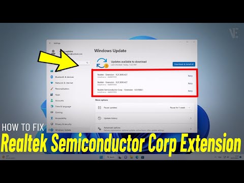 Fix Realtek Semiconductor Corp. - Extension in Windows 11 | How To Solve realtek 0x80070103 Error ✔️