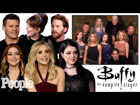 &#039;Buffy the Vampire Slayer&#039; Reunion ft. Sarah Michelle Gellar, David Boreanaz &amp; More | PEOPLE