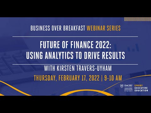 Analytical Finance to Drive Growth - Business over Breakfast