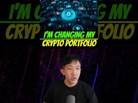 Why I’m changing my crypto portfolio #crypto #investing #bitcoin