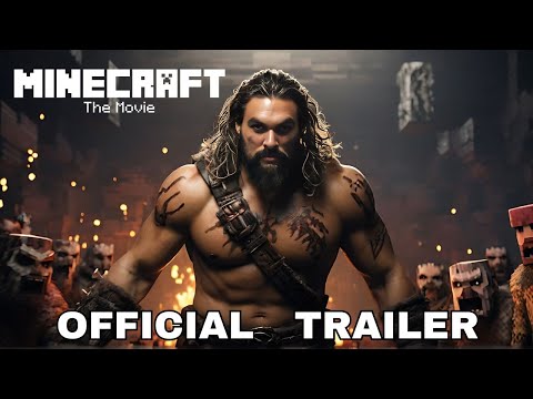 MINECRAFT: The Movie – First Trailer (2025) Live Action Jason Momoa | Warner Bros #minecraft