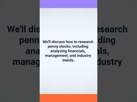 Unlocking the Secrets of Penny Stock Success: A Guide to Finding Gems in the Market