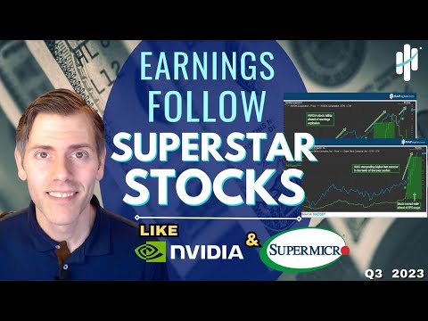 Earnings Follow Superstar Stocks | NVIDIA (NVDA) &amp; (SMCI) | MUST SEE CHARTS