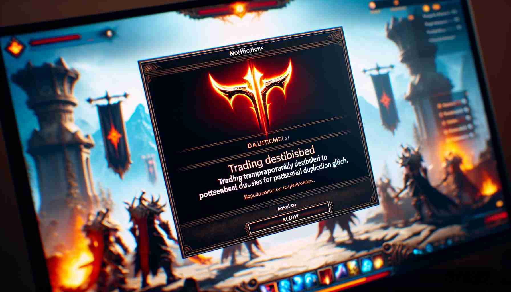 Diablo 4 Trading Temporarily Disabled Due to Potential Duplication Glitch Diablo 4 Trading Temporarily Disabled Due to Potential Duplication Glitch