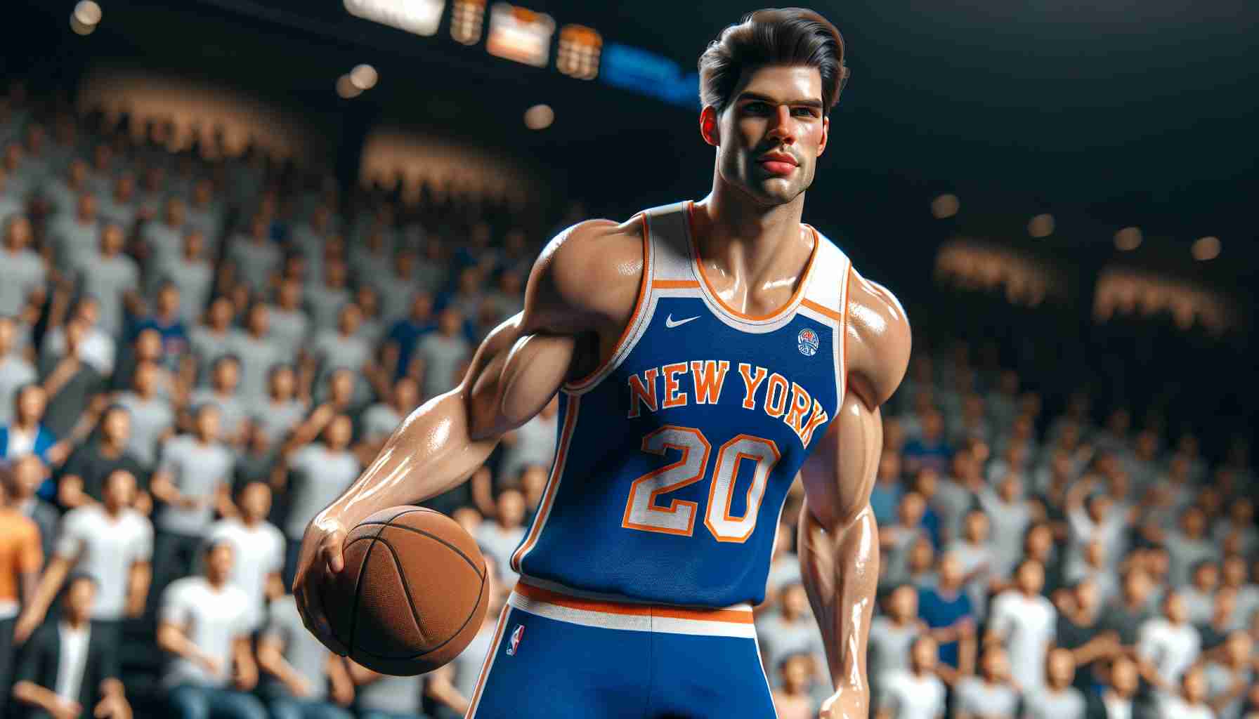 Jericho Sims Rocks the No. 20 Jersey for the New York Knicks Jericho Sims Rocks the No. 20 Jersey for the New York Knicks