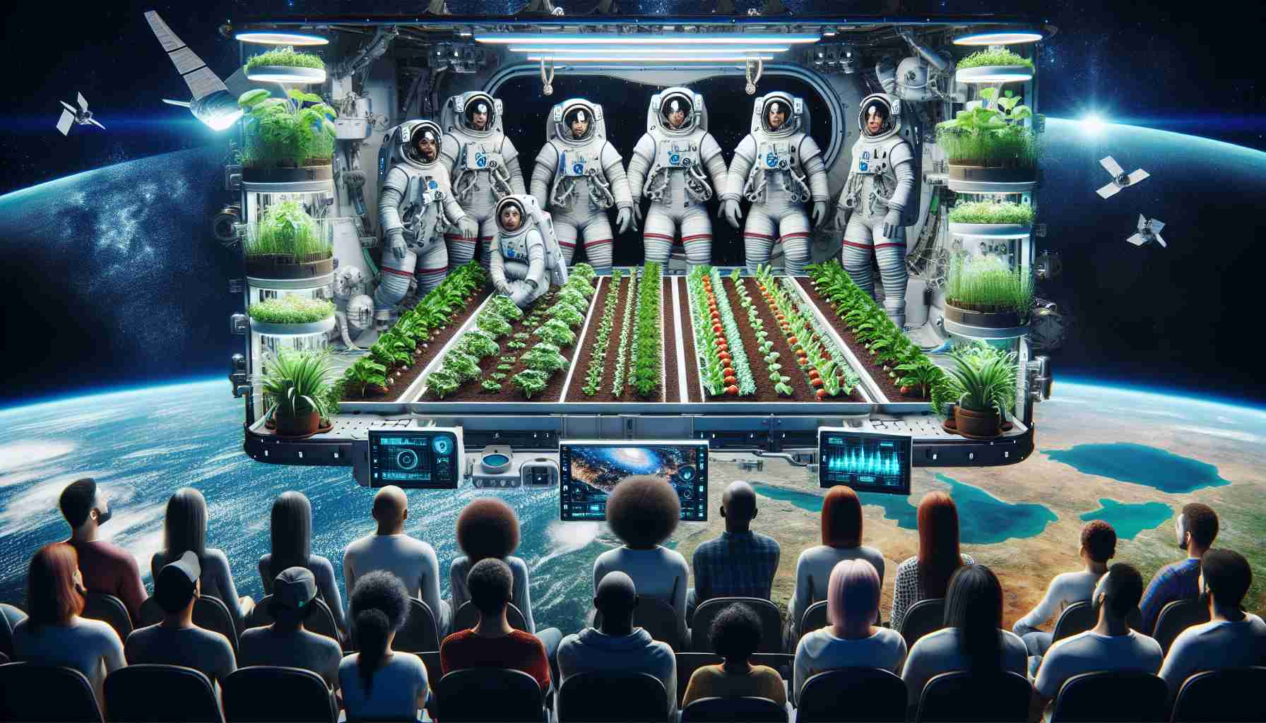 Astronauts Forge New Frontiers in Space: Growing Food and Inspiring Earth 