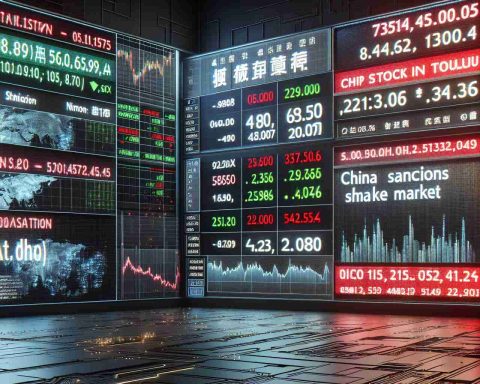 Chip Stocks in Turmoil. China Sanctions Shake Market. Chip Stocks in Turmoil. China Sanctions Shake Market.
