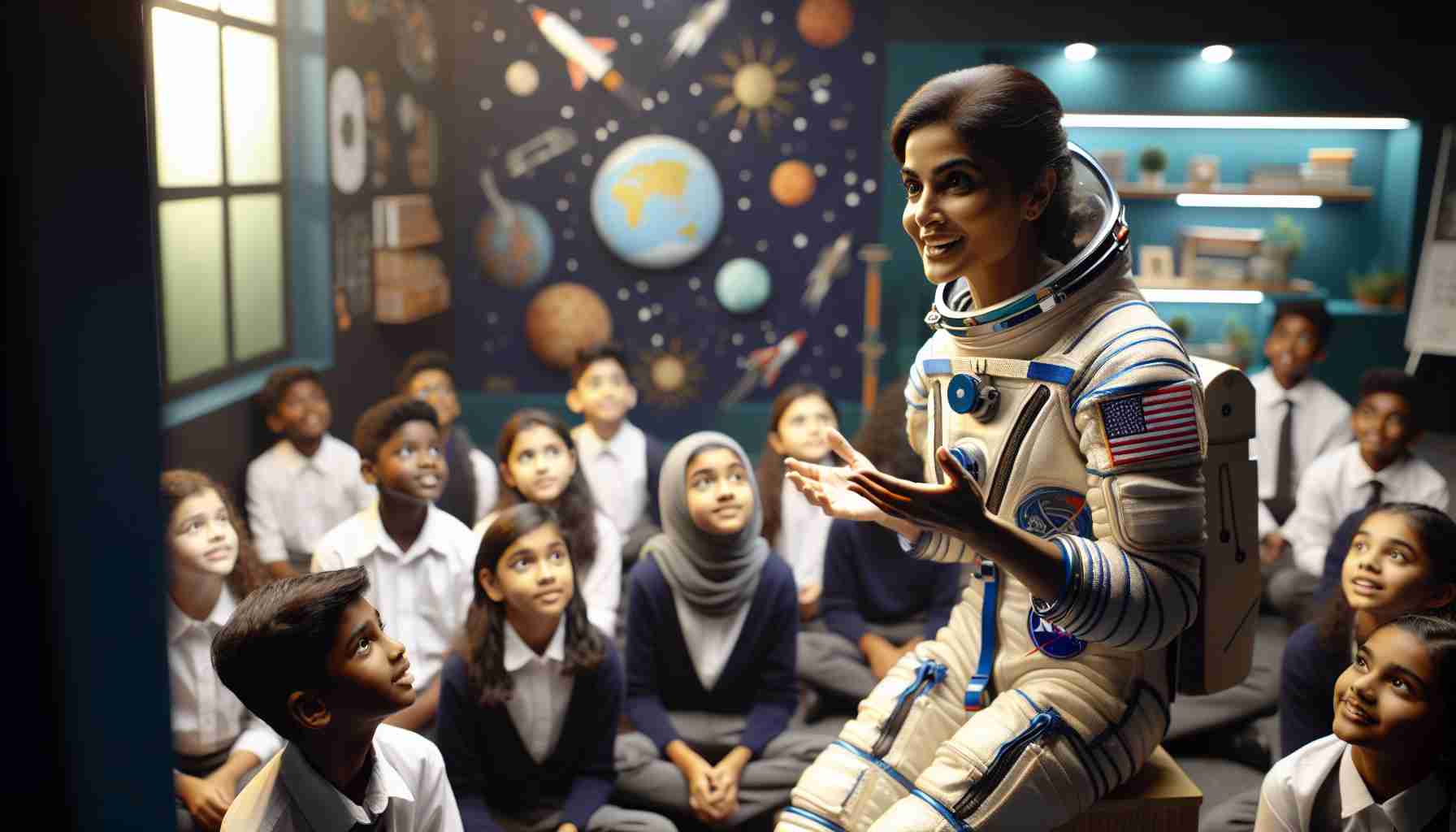 NASA Astronaut Connects with Students: A Journey Beyond Earth Awaits! 