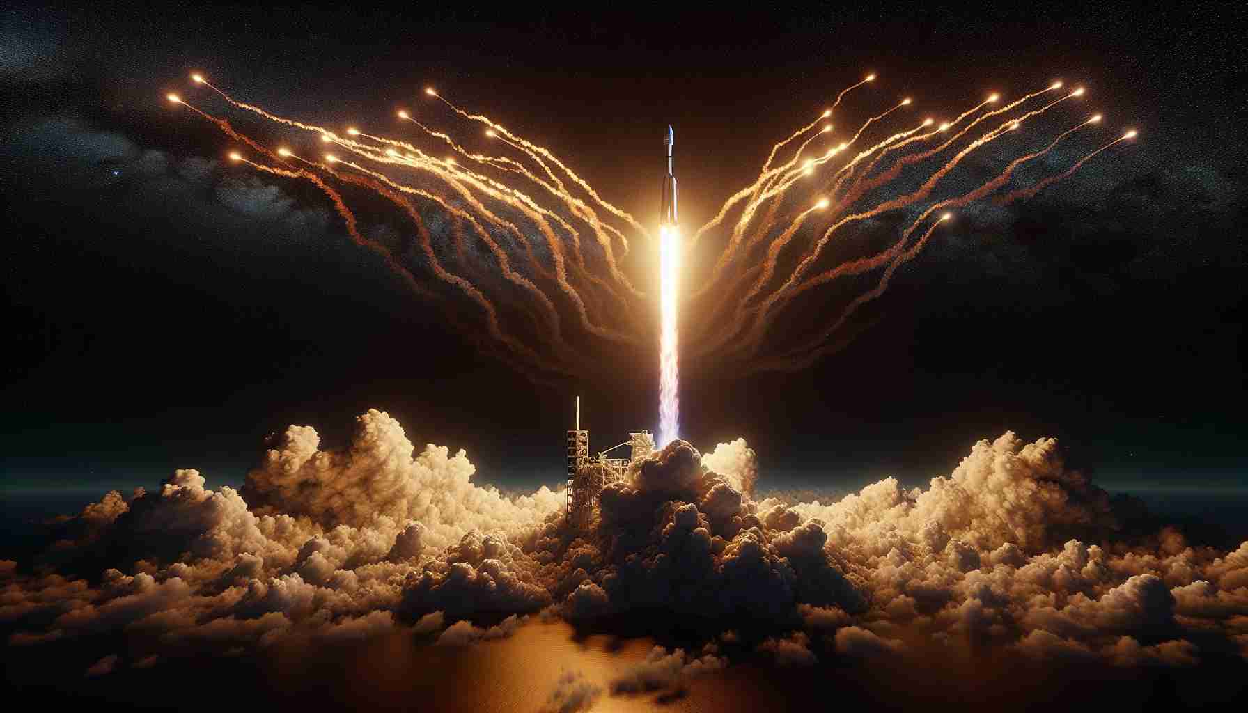 The Night the Sky Danced: SpaceX's Fiery Falcon 9 Launch Captivates Millions 