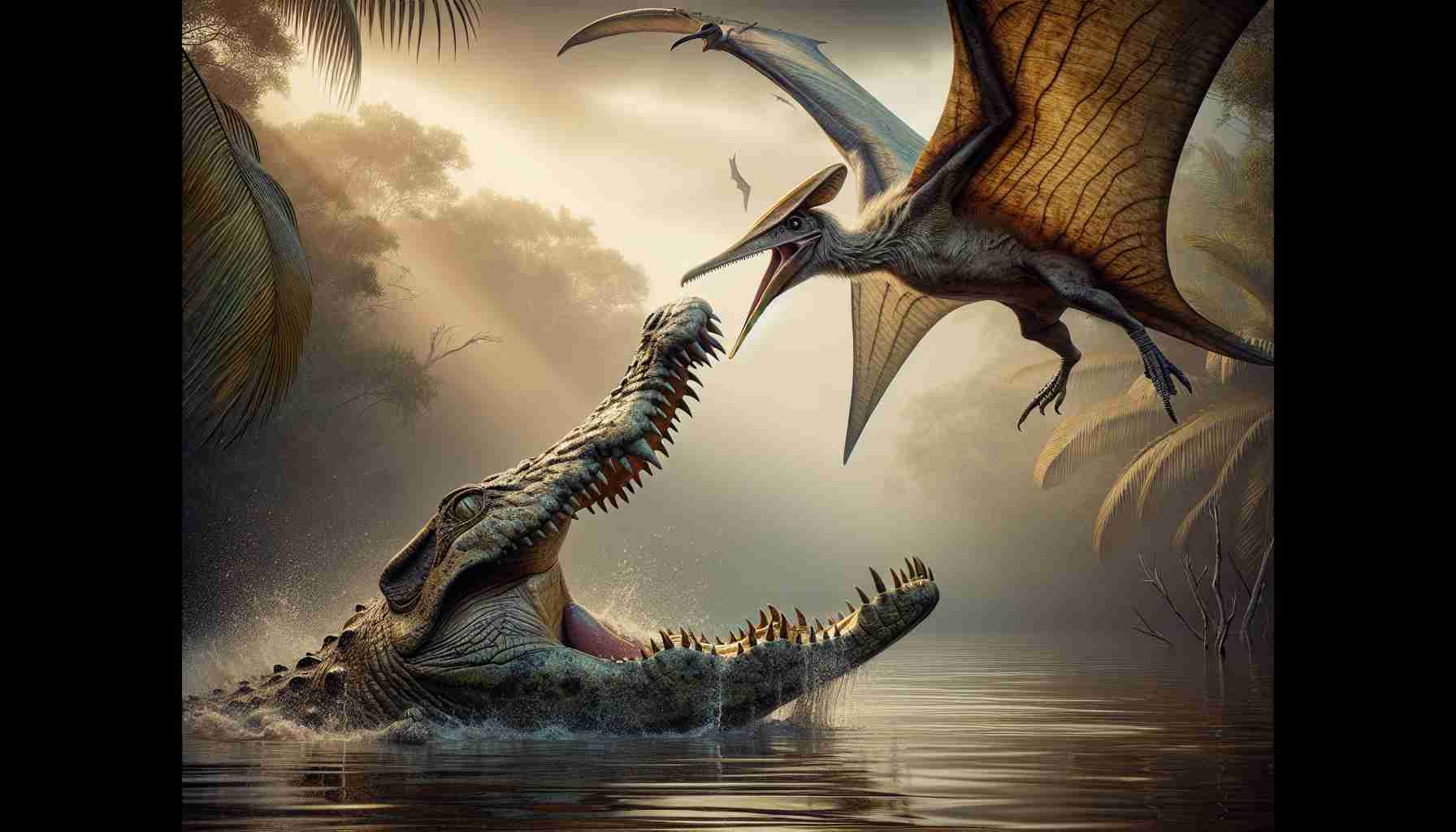 76 Million-Year-Old Mystery: Crocodile vs. Pterosaur Drama Unveiled! 