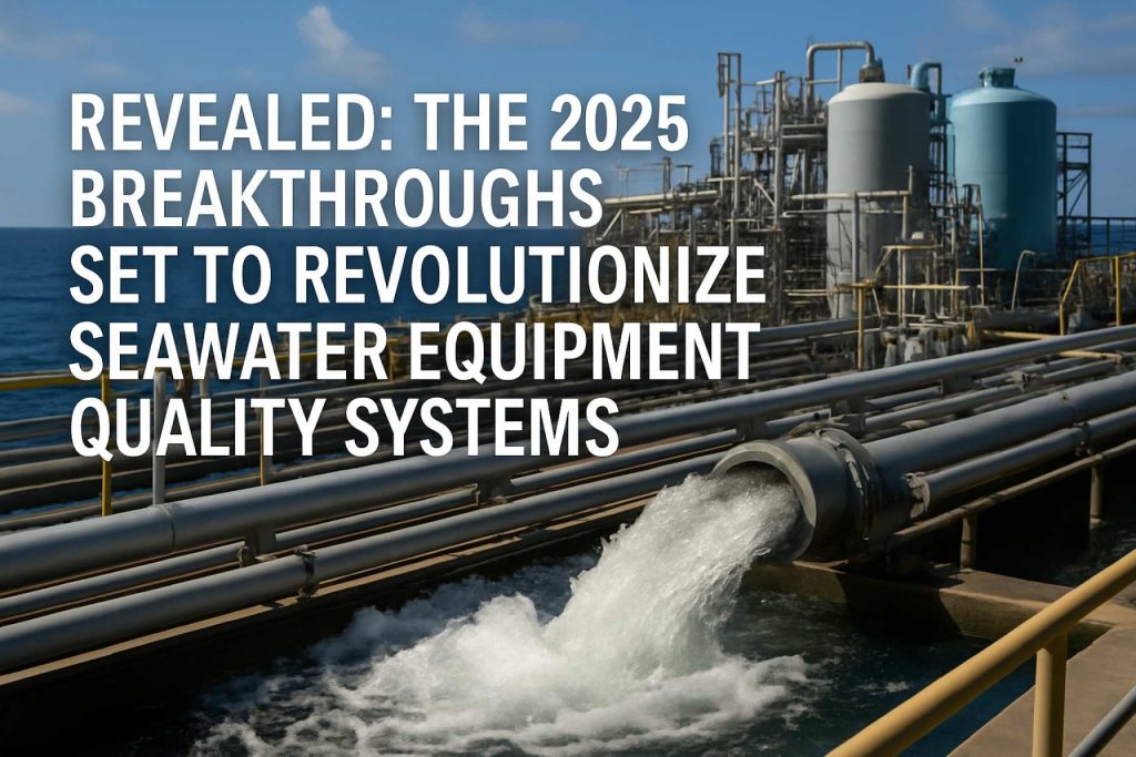 Revealed: The 2025 Breakthroughs Set to Revolutionize Seawater Equipment Quality Systems Revealed: The 2025 Breakthroughs Set to Revolutionize Seawater Equipment Quality Systems